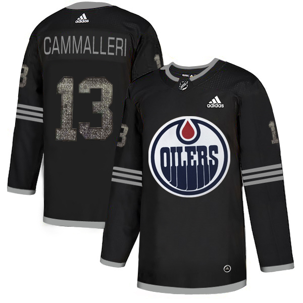 Splendid Adidas Oilers #13 Michael Cammalleri Black Authentic Classic Stitched NHL Jersey