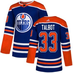 Outstanding Adidas Oilers #33 Cam Talbot Royal Alternate Authentic Stitched Youth NHL Jersey