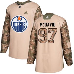 Superior Adidas Oilers #97 Connor McDavid Camo Authentic 2017 Veterans Day Stitched NHL Jersey