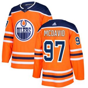Splendid Adidas Oilers #97 Connor McDavid Orange Home Authentic Stitched Youth NHL Jersey