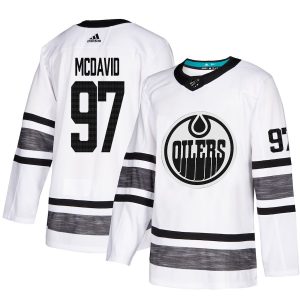 Superior Adidas Oilers #97 Connor McDavid White Authentic 2019 All Star Stitched NHL Jersey
