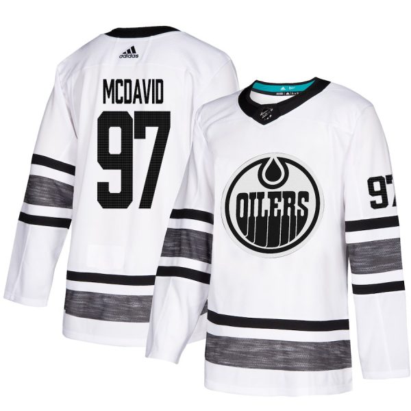 First - rate Adidas Oilers #97 Connor McDavid White Authentic 2019 All Star Stitched Youth NHL Jersey
