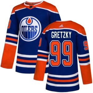 Splendid Adidas Oilers #99 Wayne Gretzky Royal Alternate Authentic Stitched Youth NHL Jersey