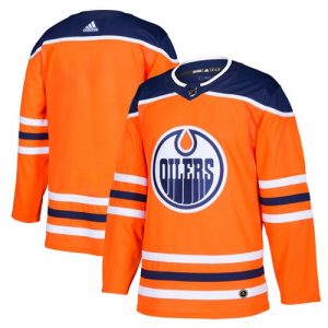 Superior Adidas Oilers Blank Orange Home Authentic Stitched NHL Jersey