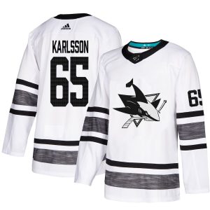 First - rate Adidas Sharks #65 Erik Karlsson White Authentic 2019 All Star Stitched NHL Jersey