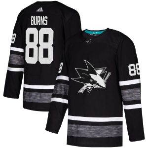 First - rate Adidas Sharks #88 Brent Burns Black Authentic 2019 All Star Stitched NHL Jersey