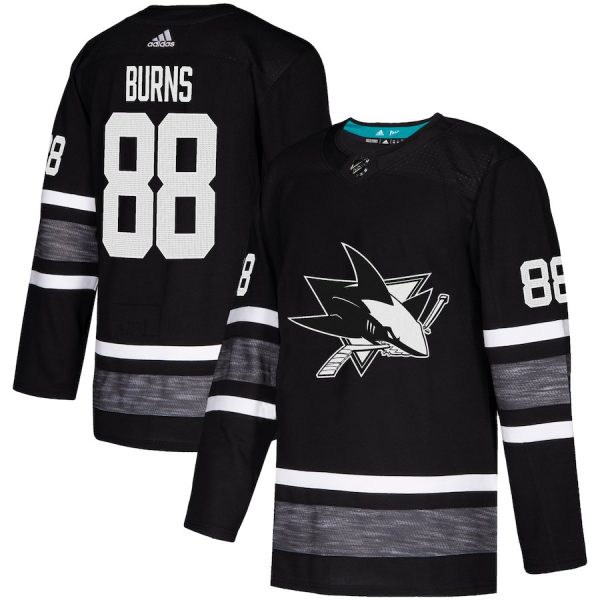 First - rate Adidas Sharks #88 Brent Burns Black Authentic 2019 All Star Stitched NHL Jersey