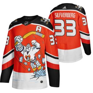 Gorgeous Anaheim Ducks #33 Jakob Silfverberg Red Men's Adidas 2020 21 Reverse Retro Alternate NHL Jersey