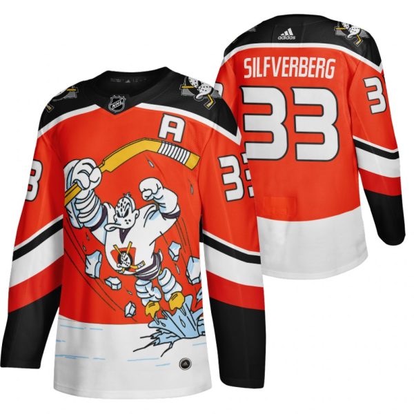 Gorgeous Anaheim Ducks #33 Jakob Silfverberg Red Men's Adidas 2020 21 Reverse Retro Alternate NHL Jersey