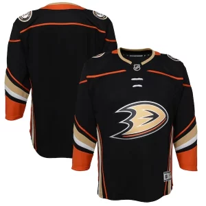 Stunning Anaheim Ducks Youth Home Premier Jersey   Black