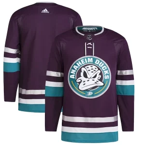 Magnificent Anaheim Ducks adidas 30th Anniversary Primegreen Authentic Jersey – Purple