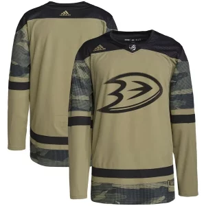 First - rate Anaheim Ducks adidas Military Appreciation Team Authentic Practice Jersey   Camo
