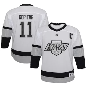 Gorgeous Anze Kopitar Los Angeles Kings Preschool 2021/22 Alternate Replica Player Jersey   White