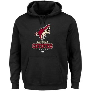 Premium Arizona Coyotes Majestic Critical Victory VIII Fleece Hoodie Black