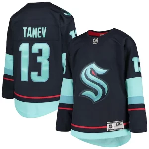 Magnificent Brandon Tanev Seattle Kraken Youth Home Premier Player Jersey   Deep Sea Blue