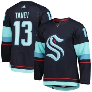 Premium Brandon Tanev Seattle Kraken adidas Home Primegreen Authentic Player Jersey   Navy