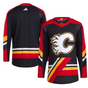 Superior Calgary Flames Blank Men's adidas Reverse Retro 2.0 Authentic Player Jersey   Black