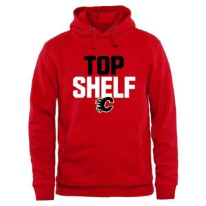 Stunning Calgary Flames Top Shelf Pullover Hoodie Scarlet