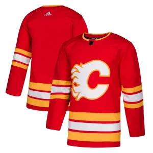 Superior Calgary Flames adidas Alternate Authentic Jersey   Red