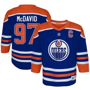 Stunning Connor McDavid Edmonton Oilers Preschool Home Replica Player Jersey   Royal