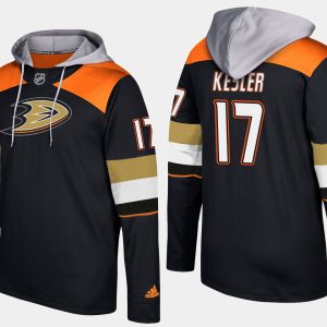 Outstanding Ducks #17 Ryan Kesler Black Name And Number Hoodie