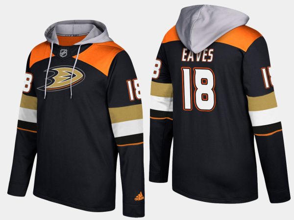 Gorgeous Ducks #18 Patrick Eaves Black Name And Number Hoodie