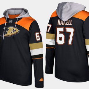 Exceptional Ducks #67 Rickard Rakell Black Name And Number Hoodie