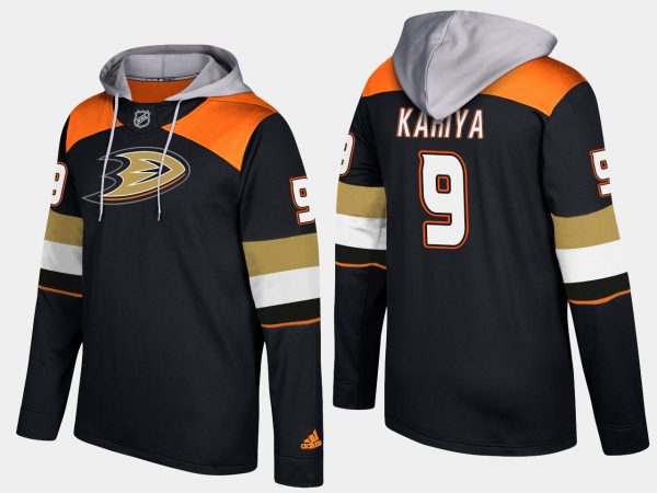 Gorgeous Ducks #9 Paul Kariya Black Name And Number Hoodie