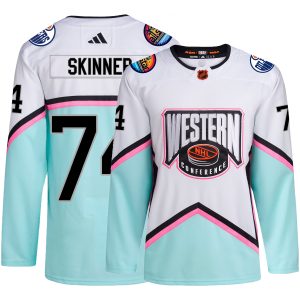 Superior Edmonton Oilers #74 Stuart Skinner 2023 White NHL All Star Game Jersey