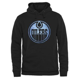 Gorgeous Edmonton Oilers Rinkside Pond Hockey Pullover Hoodie Black