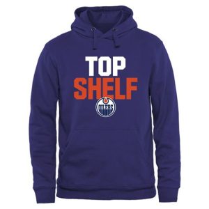 First - rate Edmonton Oilers Top Shelf Pullover Hoodie Royal