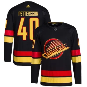 Stunning Elias Pettersson Vancouver Canucks adidas Alternate Primegreen Authentic Pro Player Jersey   Black
