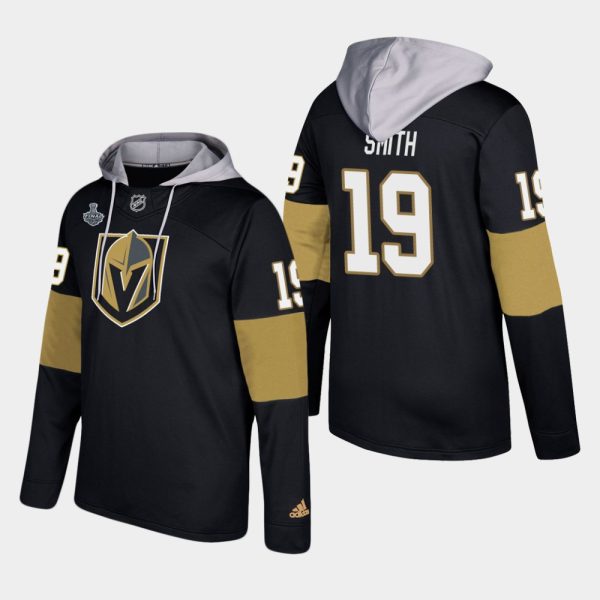 Splendid Golden Knights #19 Reilly Smith Black 2018 Stanley Cup Final Name And Number Hoodie
