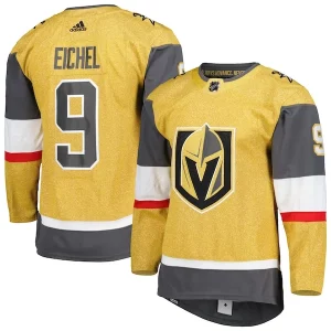 Splendid Jack Eichel Vegas Golden Knights adidas Home Primegreen Authentic Player Jersey   Gold