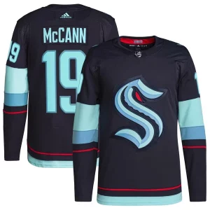 Gorgeous Jared McCann Seattle Kraken adidas Home Authentic Primegreen Player Jersey   Deep Sea Blue/White