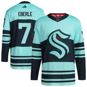 Exquisite Jordan Eberle Seattle Kraken adidas Reverse Retro 2.0 Authentic Player Jersey   Light Blue