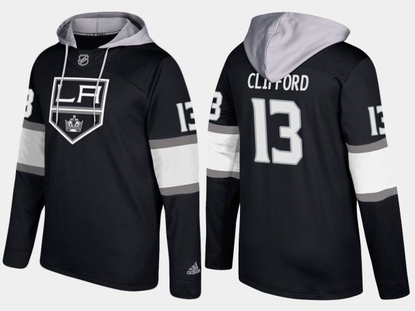 Stunning Kings #13 Kyle Clifford Black Name And Number Hoodie