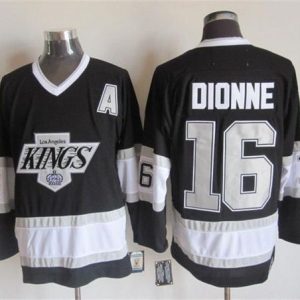 Exceptional Kings #16 Marcel Dionne Black CCM Throwback Stitched NHL Jersey
