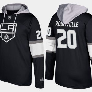 Outstanding Kings #20 Luc Robitaille Black Name And Number Hoodie