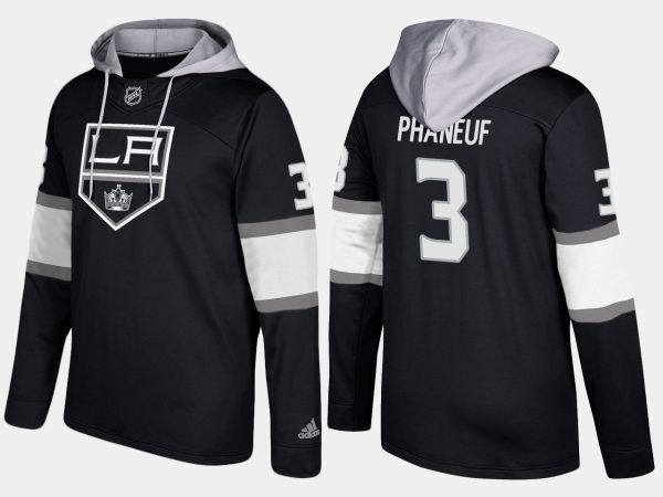 Exquisite Kings #3 Dion Phaneuf Black Name And Number Hoodie