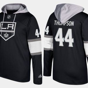 Exceptional Kings #44 Nate Thompson Black Name And Number Hoodie