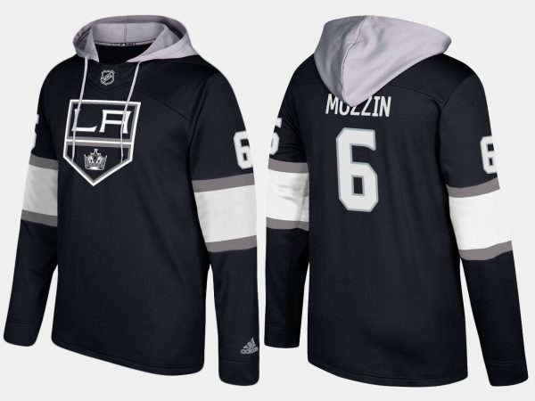 First - rate Kings #6 Jake Muzzin Black Name And Number Hoodie