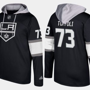 First - rate Kings #73 Tyler Toffoli Black Name And Number Hoodie