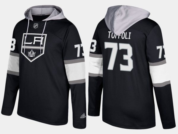 First - rate Kings #73 Tyler Toffoli Black Name And Number Hoodie