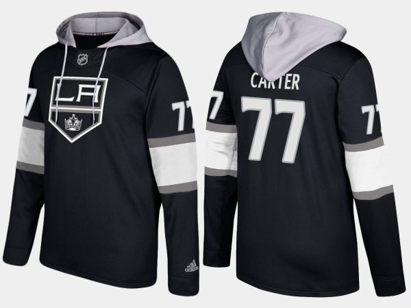 Superior Kings #77 Jeff Carter Black Name And Number Hoodie