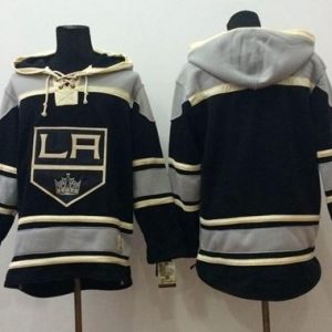 Exquisite Kings Blank Black Sawyer Hooded Sweatshirt Stitched NHL Jersey