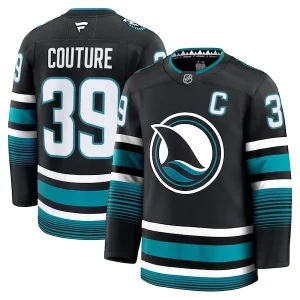 Premium Logan Couture San Jose Sharks Alternate Premium Jersey   Black/Teal