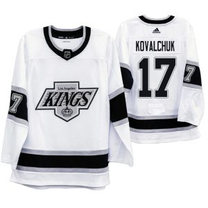 Exquisite Los Angeles Kings #17 Ilya Kovalchuk Men's Adidas 2019 20 Heritage White Throwback 90s NHL Jersey