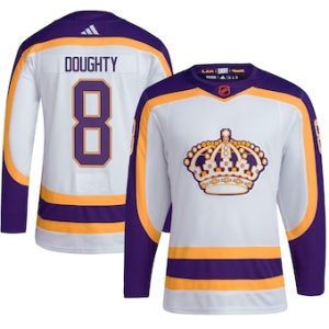 First - rate Los Angeles Kings #8 Drew Doughty Men's adidas Reverse Retro 2.0 Authentic Player Jersey   White