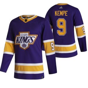 First - rate Los Angeles Kings #9 Adrian Kempe Black Men's Adidas 2020 21 Reverse Retro Alternate NHL Jersey